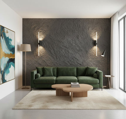 Wall Panel SMALL ROCKCUT STONE — decorative acoustic wall panel, sound absorption by RODESIGNE