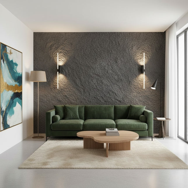Wall Panel SMALL ROCKCUT STONE — decorative acoustic wall panel, sound absorption by RODESIGNE