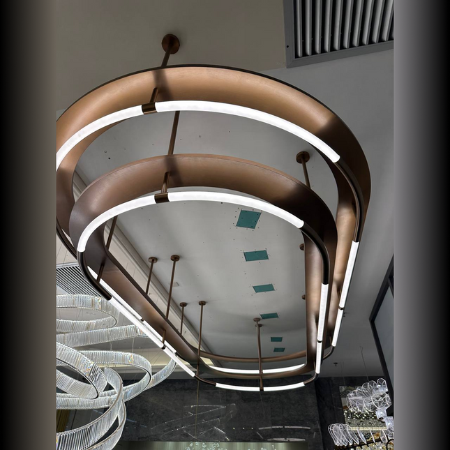 Chandelier PARTECK — designer chandelier, custom lighting by RODESIGNE