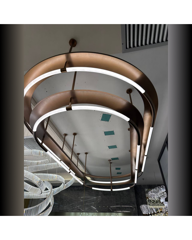Chandelier PARTECK — designer chandelier, custom lighting by RODESIGNE
