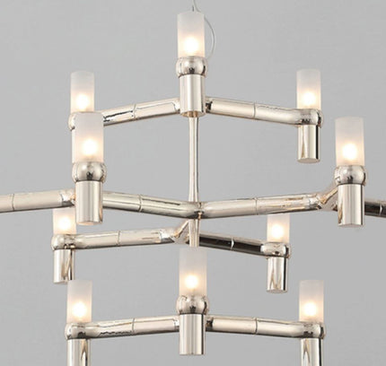 Chandelier OPPIATTE — designer chandelier, custom lighting by RODESIGNE