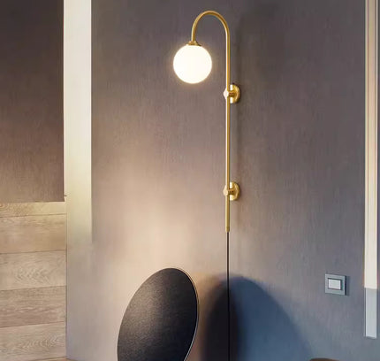 Wall Sconce MODERN SIMPLICITY — brass wall sconce lamp, designer lighting by RODESIGNE