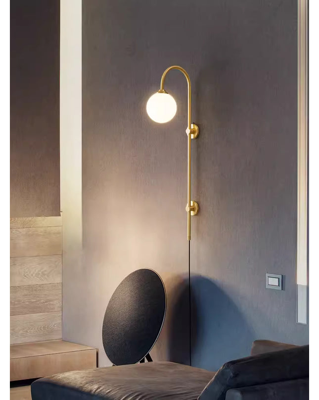 Wall Sconce MODERN SIMPLICITY — brass wall sconce lamp, designer lighting by RODESIGNE
