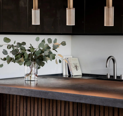 Pendant lamp ZARTIC by Rodesigne — brass modern pendant light, custom designer lighting by RODESIGNE