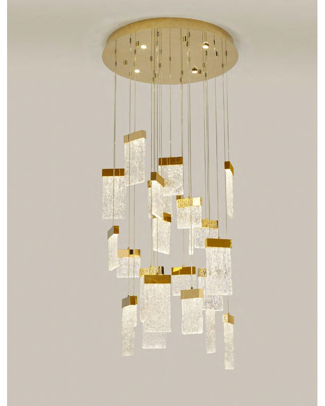 Chandelier QUASCADRE — designer chandelier, custom lighting by RODESIGNE