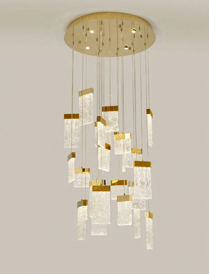 Chandelier QUASCADRE — designer chandelier, custom lighting by RODESIGNE
