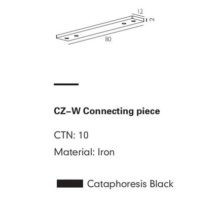 Connector Module ROCCA-W — track lighting accessory, technical lighting by RODESIGNE