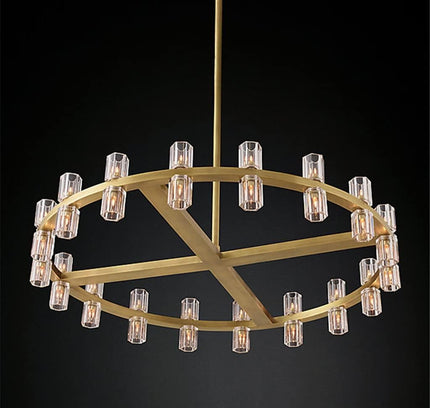 Chandelier TRENTINO by Rodesigne — brass designer chandelier, custom lighting by RODESIGNE