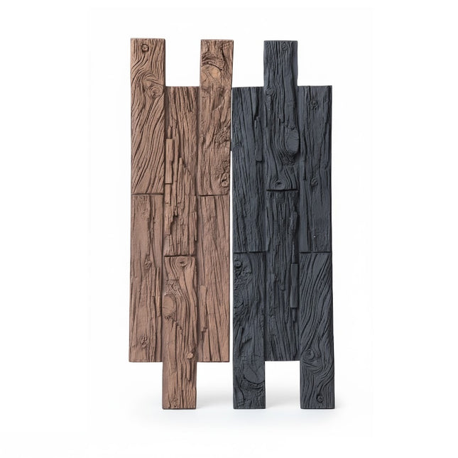 Panel OLD WOOD-STRIPS — decorative acoustic wall panel, sound absorption by RODESIGNE