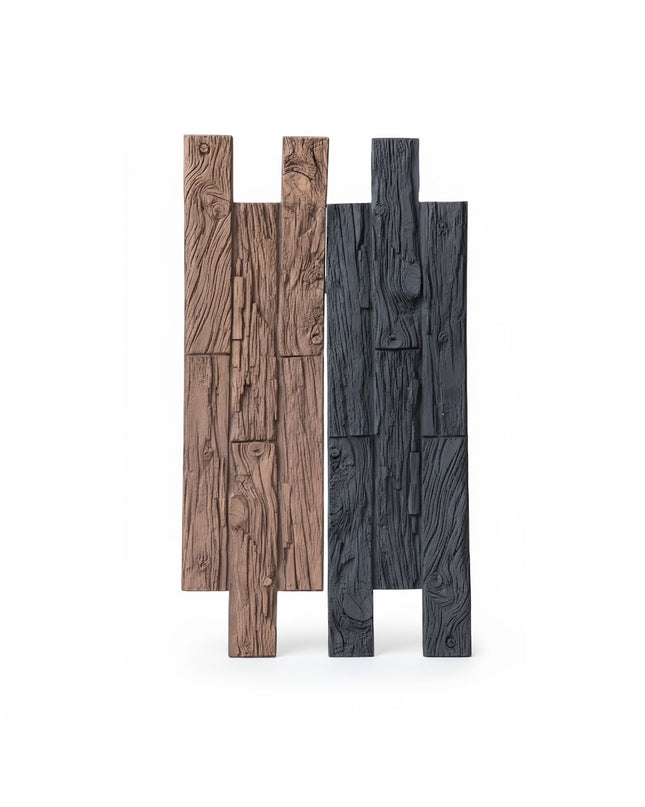 Panel OLD WOOD-STRIPS — decorative acoustic wall panel, sound absorption by RODESIGNE