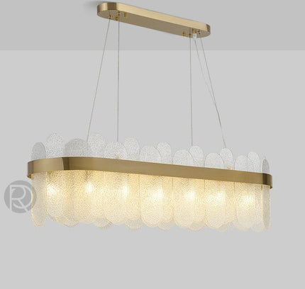 Designer chandelier WANAS LONG by Rodesigne — brass designer chandelier, custom lighting by RODESIGNE