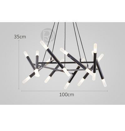 Designer chandelier PENTAGON by Rodesigne — designer chandelier, custom lighting by RODESIGNE