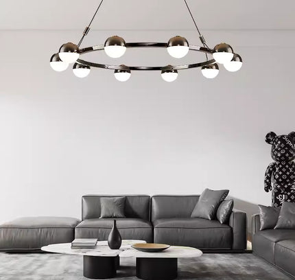 Chandelier OLLI by Rodesigne — glass designer chandelier, custom lighting by RODESIGNE