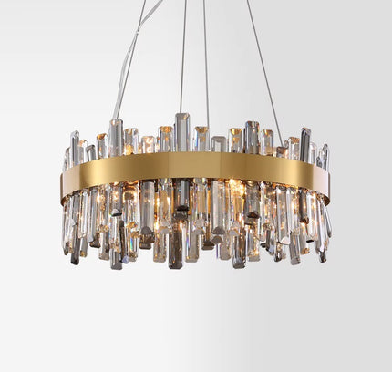 Chandelier CANTARE by Rodesigne — brass designer chandelier, custom lighting by RODESIGNE