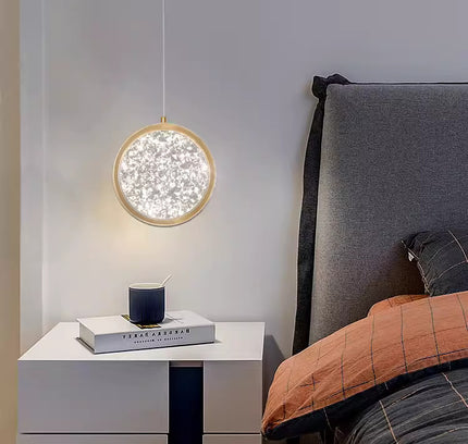 Pendant lamp GLANZ by Rodesigne — brass modern pendant light, custom designer lighting by RODESIGNE