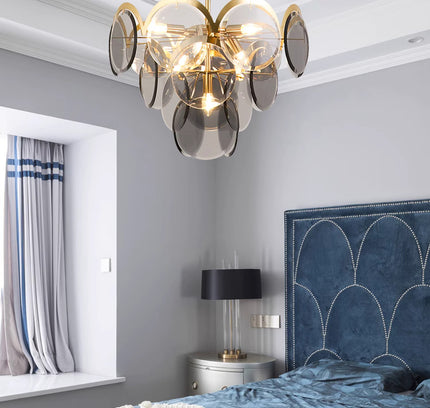 Chandelier KELPI by Rodesigne — brass designer chandelier, custom lighting by RODESIGNE