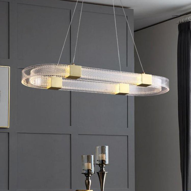 Chandelier WASSER RECT — Chandeliers by Romatti, view 2