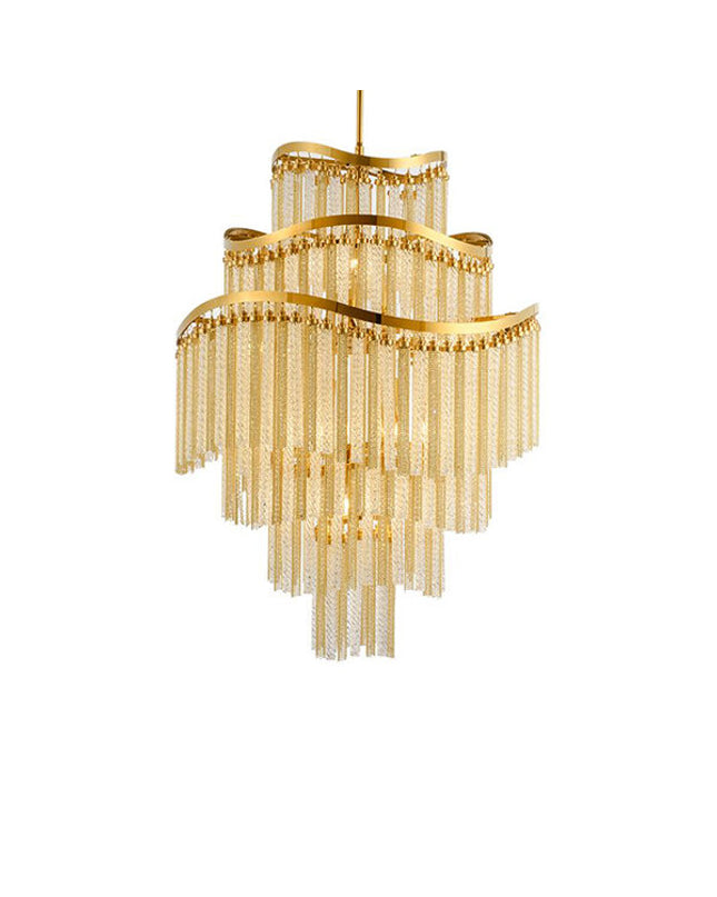 Chandelier BOLDGE by Rodesigne — brass designer chandelier, custom lighting by RODESIGNE