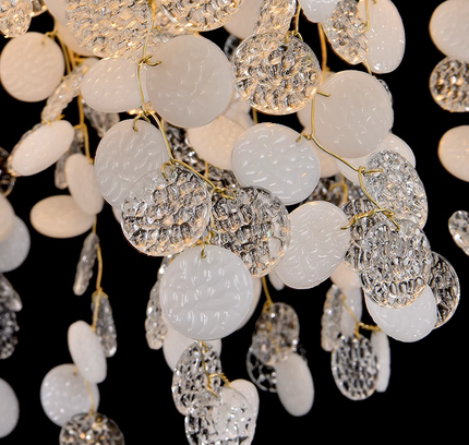 Chandelier CREEP by Rodesigne — glass designer chandelier, custom lighting by RODESIGNE
