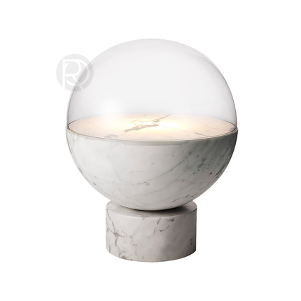 Designer table lamp GLOBE by Rodesigne — marble designer table lamp by RODESIGNE