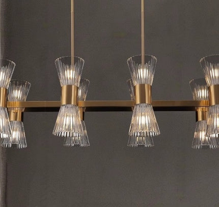Chandelier PICCA by Rodesigne — brass designer chandelier, custom lighting by RODESIGNE