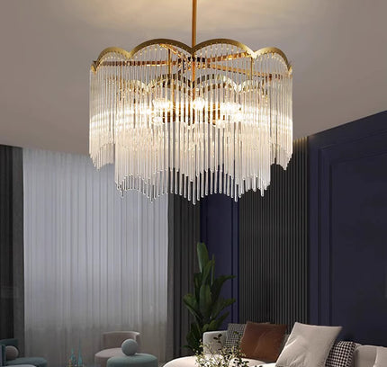Chandelier KOLLETE by Rodesigne — brass designer chandelier, custom lighting by RODESIGNE