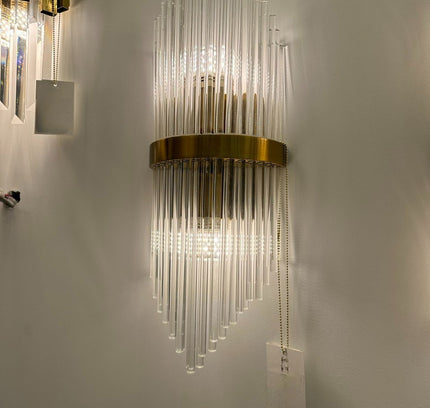 Wall lamp (Sconce) ZEPTER by Rodesigne — brass wall sconce lamp, designer lighting by RODESIGNE