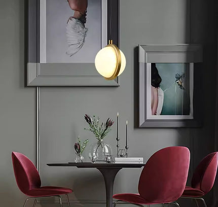 AZIN by Rodesigne pendant lamp — brass modern pendant light, custom designer lighting by RODESIGNE