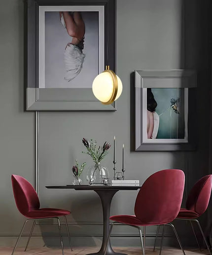 AZIN by Rodesigne pendant lamp — brass modern pendant light, custom designer lighting by RODESIGNE