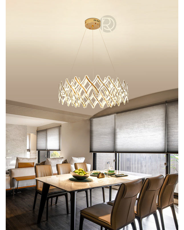 Chandelier NITTE by Rodesigne — brass designer chandelier, custom lighting by RODESIGNE