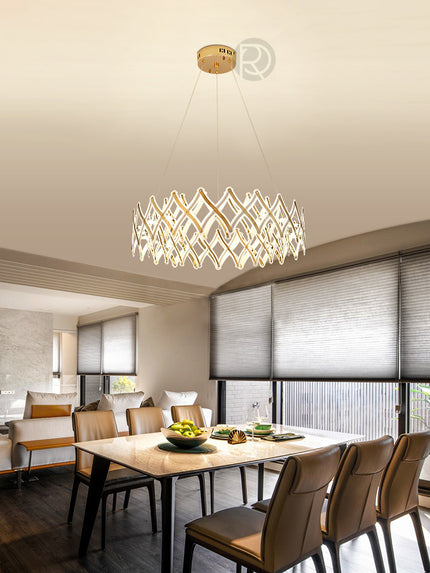 Chandelier NITTE by Rodesigne — brass designer chandelier, custom lighting by RODESIGNE