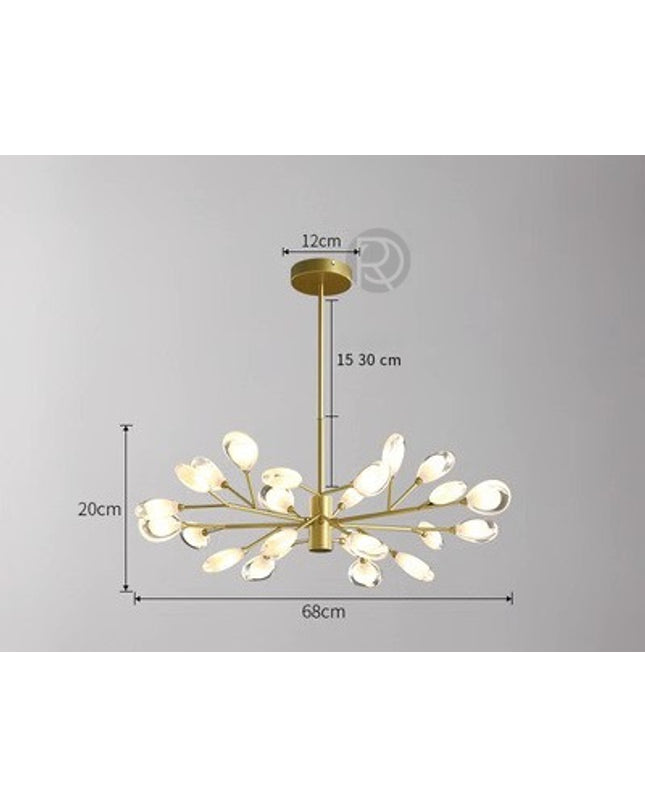 Chandelier BAUM by Rodesigne — designer chandelier, custom lighting by RODESIGNE