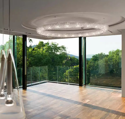 Chandelier LUKSE by Rodesigne — glass designer chandelier, custom lighting by RODESIGNE
