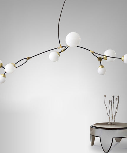 ASTE chandelier by Rodesigne — glass designer chandelier, custom lighting by RODESIGNE