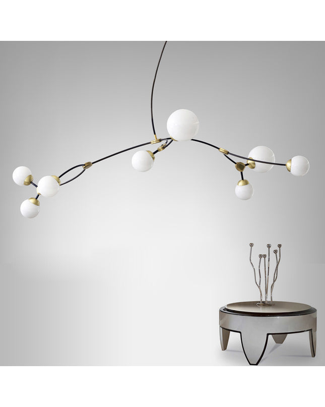 ASTE chandelier by Rodesigne — glass designer chandelier, custom lighting by RODESIGNE