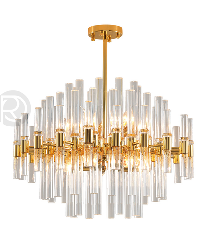 Designer chandelier WATERFALL by Rodesigne — glass designer chandelier, custom lighting by RODESIGNE