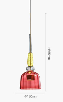 Pendant lamp LENSAD by Rodesigne — glass modern pendant light, custom designer lighting by RODESIGNE