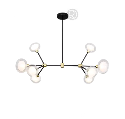 Chandelier LEGGERO by Rodesigne — glass designer chandelier, custom lighting by RODESIGNE
