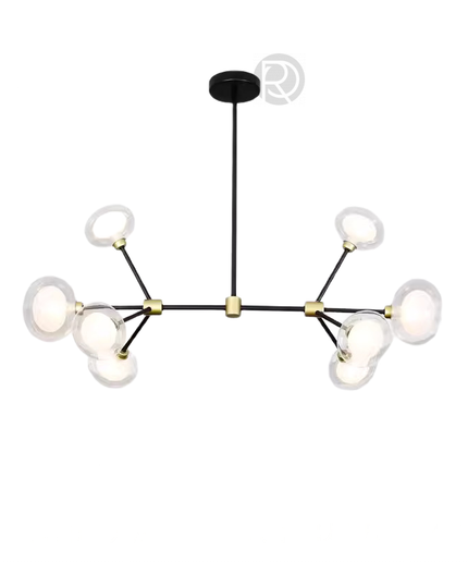 Chandelier LEGGERO by Rodesigne — glass designer chandelier, custom lighting by RODESIGNE