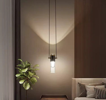 Hanging lamp CLEO by Rodesigne — glass modern pendant light, custom designer lighting by RODESIGNE