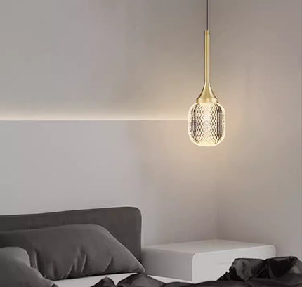 Pendant lamp COUSE by Rodesigne — brass modern pendant light, custom designer lighting by RODESIGNE