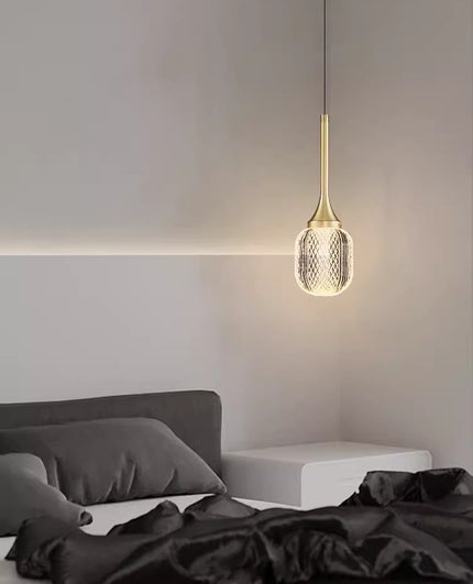 Pendant lamp COUSE by Rodesigne — brass modern pendant light, custom designer lighting by RODESIGNE