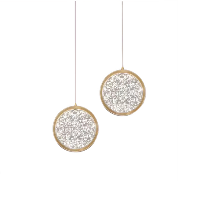 Pendant lamp GLANZ by Rodesigne — brass modern pendant light, custom designer lighting by RODESIGNE