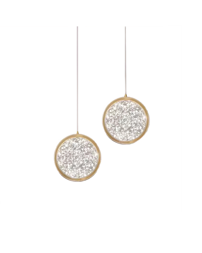 Pendant lamp GLANZ by Rodesigne — brass modern pendant light, custom designer lighting by RODESIGNE