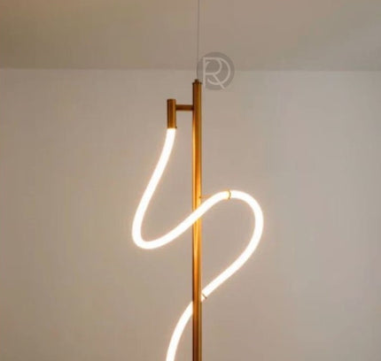 Chandelier TRACER-VERT by Rodesigne — brass designer chandelier, custom lighting by RODESIGNE