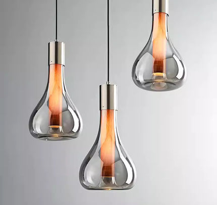 Hanging lamp KNOOP by Rodesigne — glass modern pendant light, custom designer lighting by RODESIGNE
