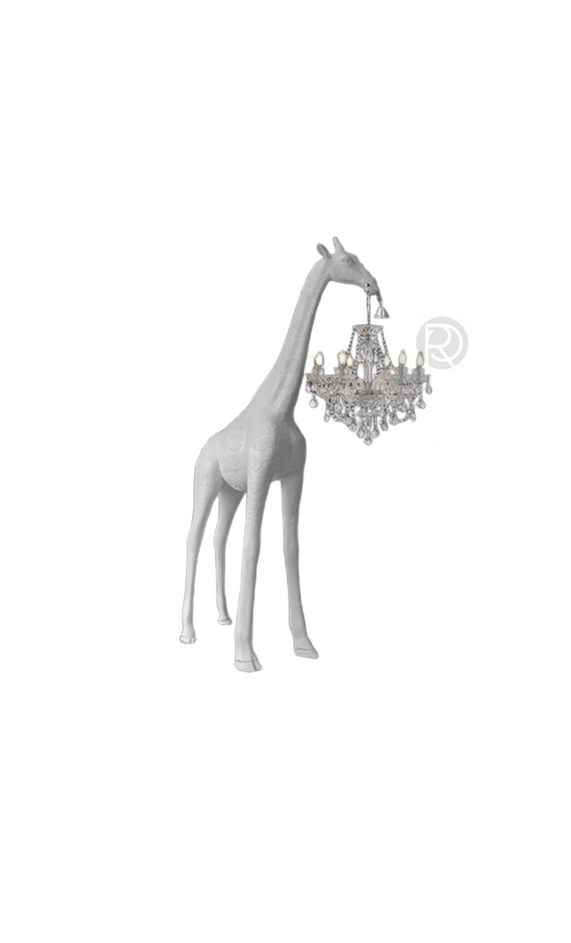 Floor lamp GIRAFFE WITH LOVE by Rodesigne