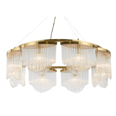 Chandelier TALIRA by Rodesigne — brass designer chandelier, custom lighting by RODESIGNE