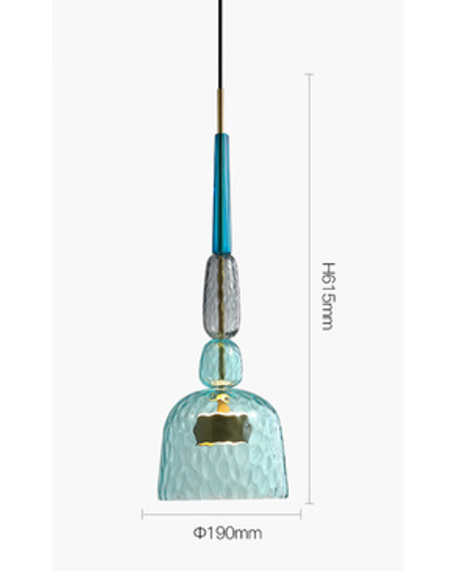 Pendant lamp LENSAD by Rodesigne — glass modern pendant light, custom designer lighting by RODESIGNE