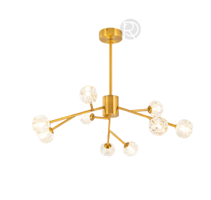 Chandelier BARTEX by Rodesigne — brass designer chandelier, custom lighting by RODESIGNE